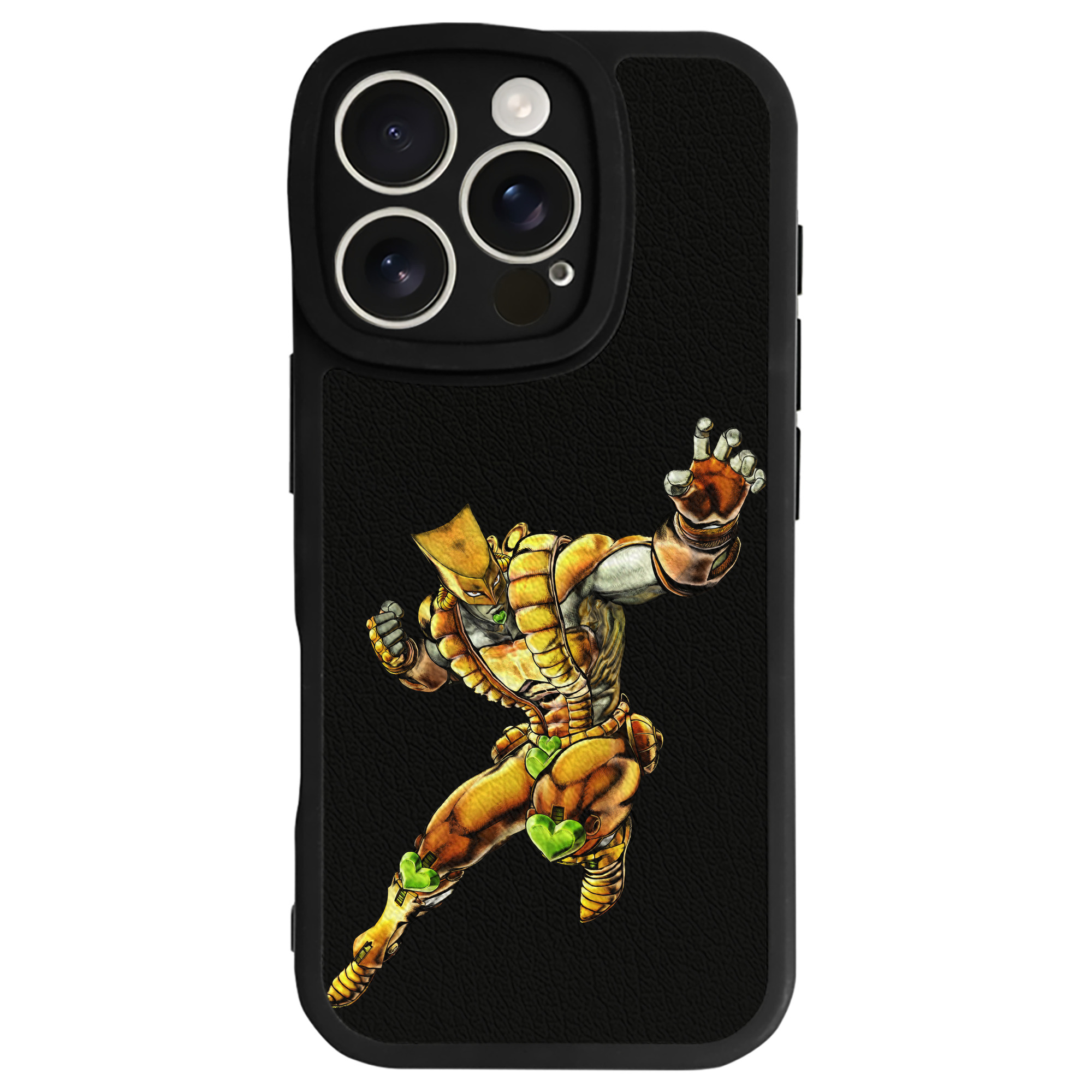 （画像用） ジョジョの奇妙な冒険 ディオ?ブランドー JoJo's Bizarre Adventure Dio Brando 【iPhone 16シリーズ対応】シリコンスマホケース（レザー調） 材質：シリコン